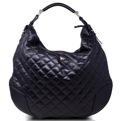Burberry Hoxton Large Black Hobo  