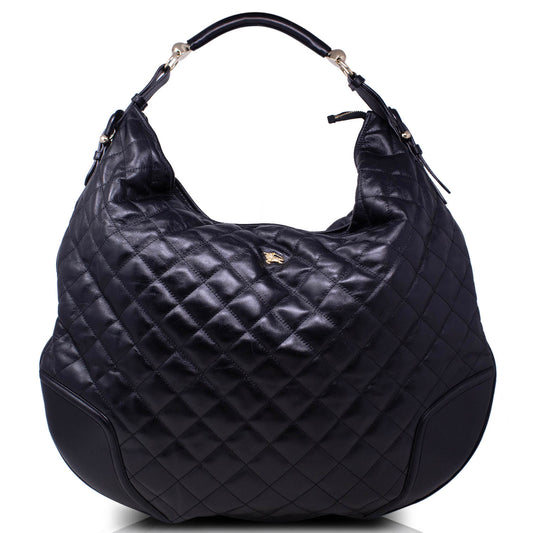 Burberry Hoxton Large Black Hobo 