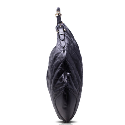 Burberry Hoxton Large Black Hobo  