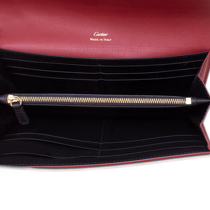 Cartier Portafoglio Guirlande Rosso
