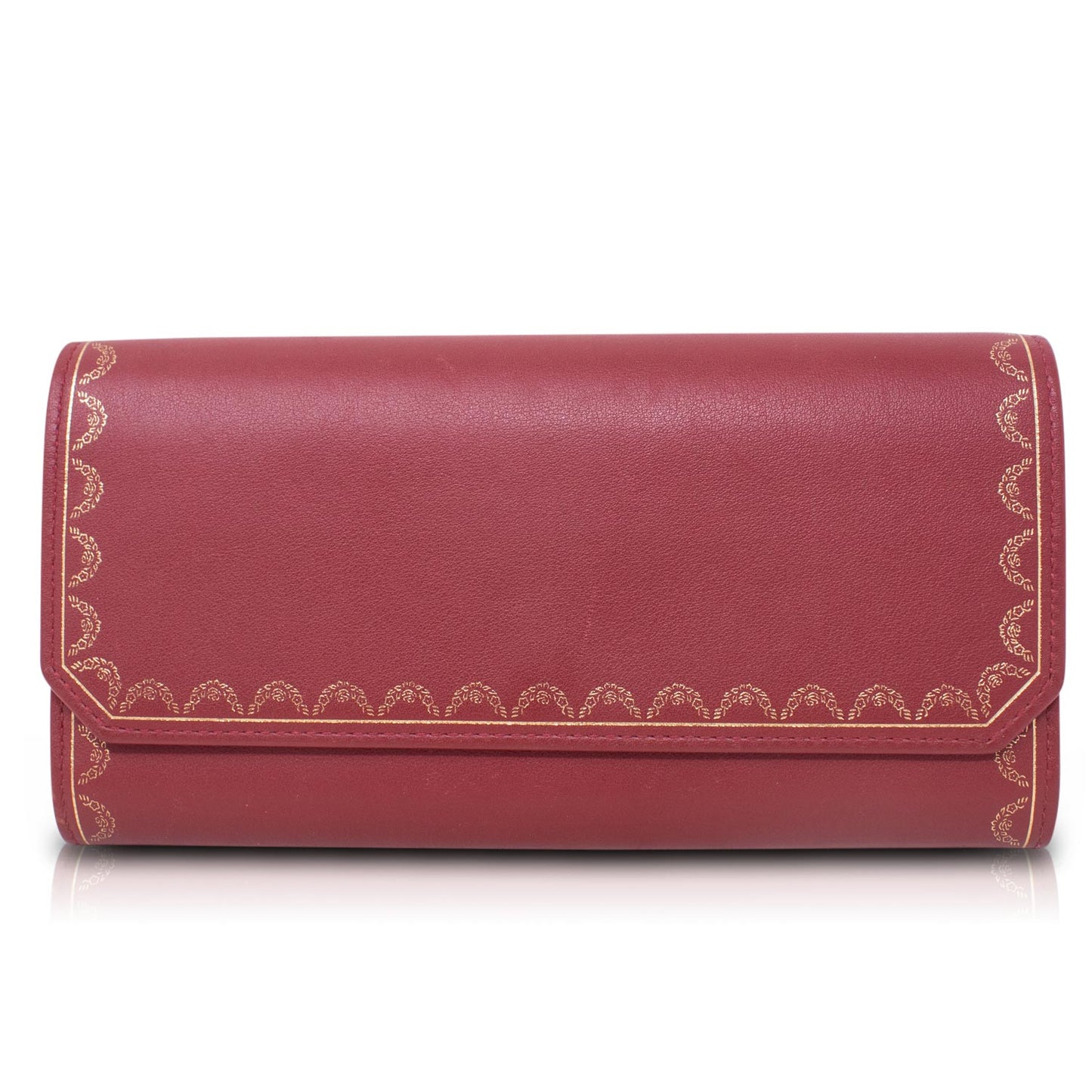 Cartier Portafoglio Guirlande Rosso