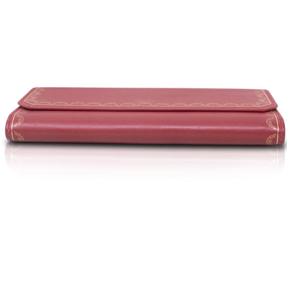 Cartier Portafoglio Guirlande Rosso