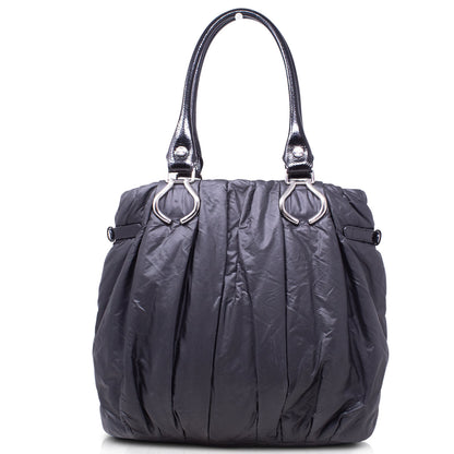 Céline Tote Gather Nylon Black 