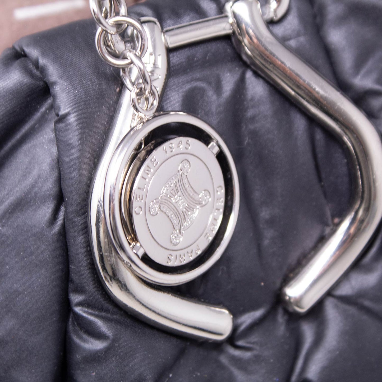 Céline Tote Gather Nylon Black 