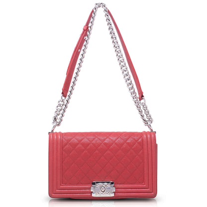 Chanel Boy Red Medium 