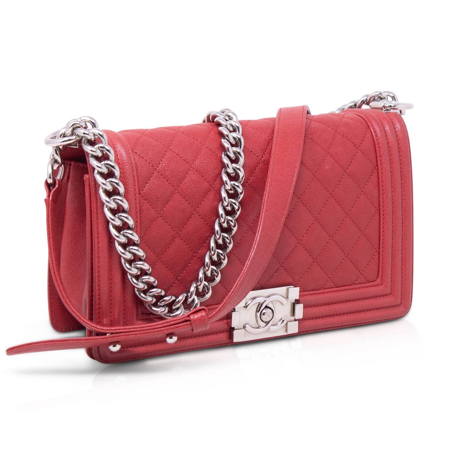 Chanel Boy Red Medium 