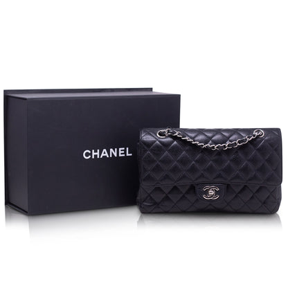 Chanel Classica Media Nera Caviar