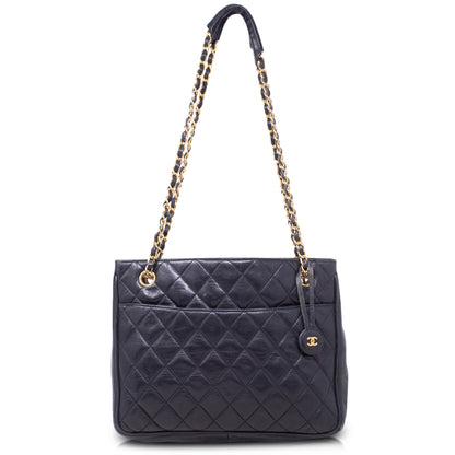 Chanel Shopping Quilted Nera Vintage
