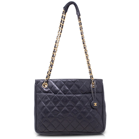 Chanel Shopping Quilted Nera Vintage