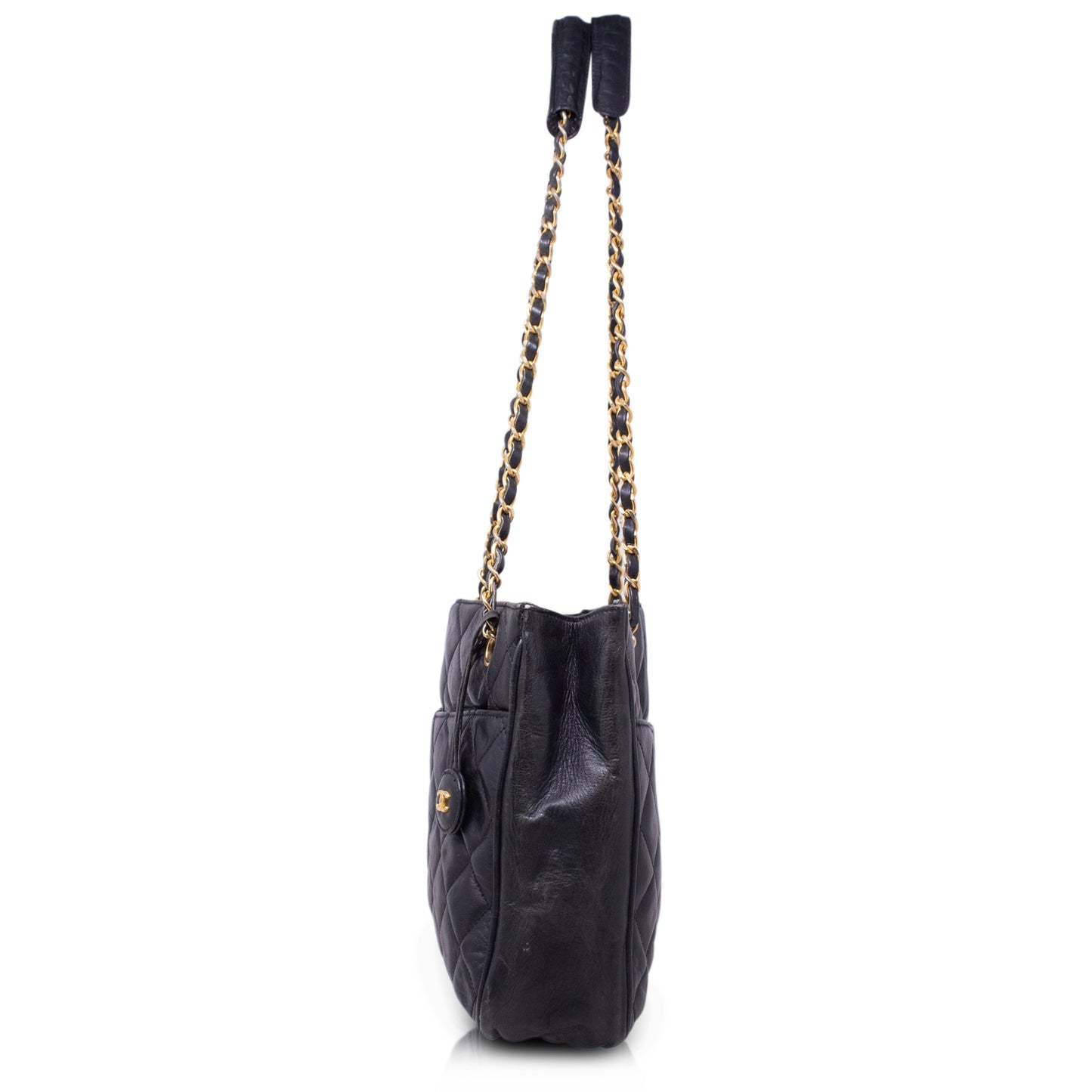 Chanel Shopping Quilted Nera Vintage