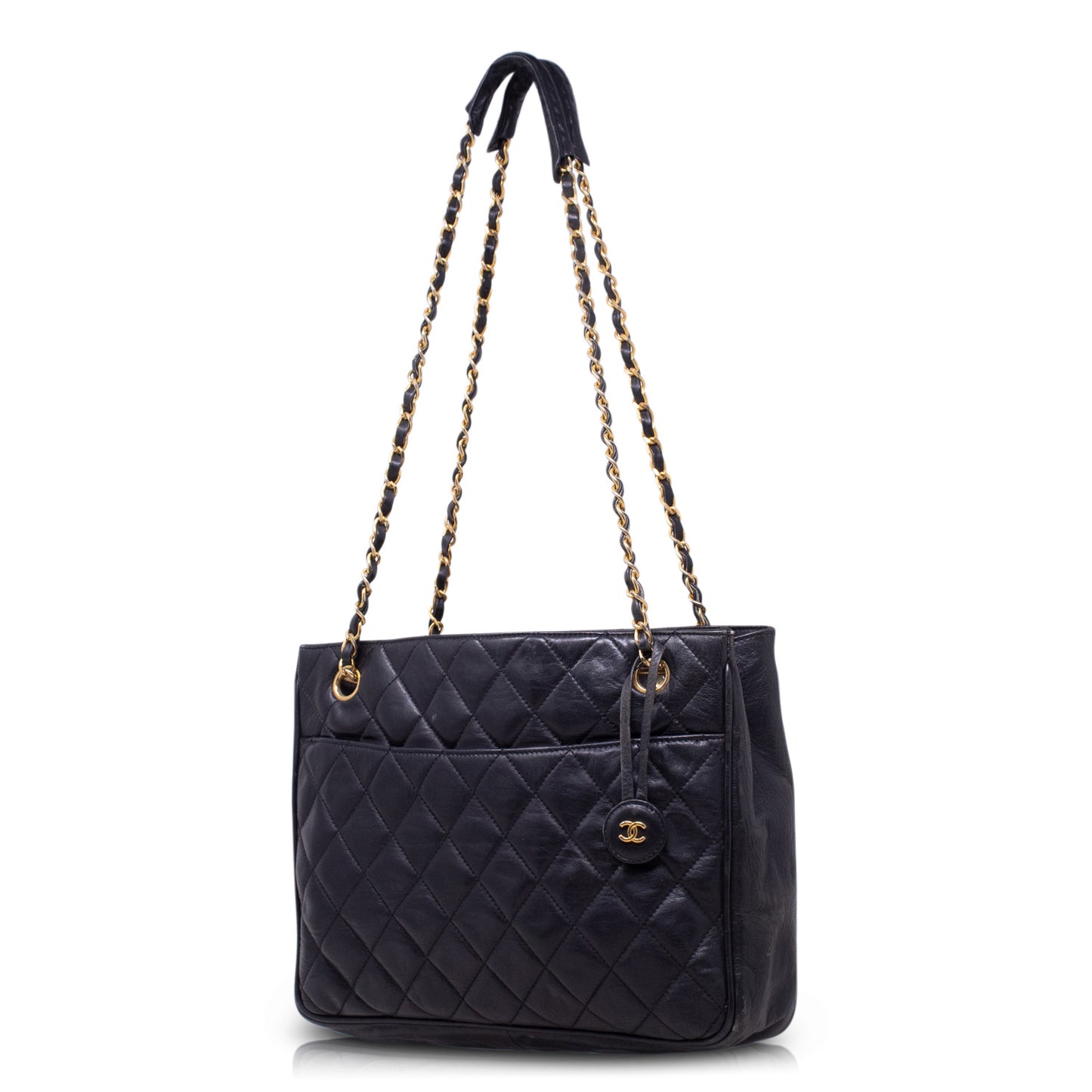 Chanel Shopping Quilted Nera Vintage