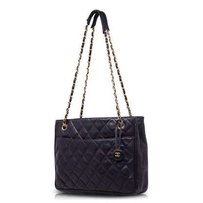 Chanel Shopping Quilted Nera Vintage