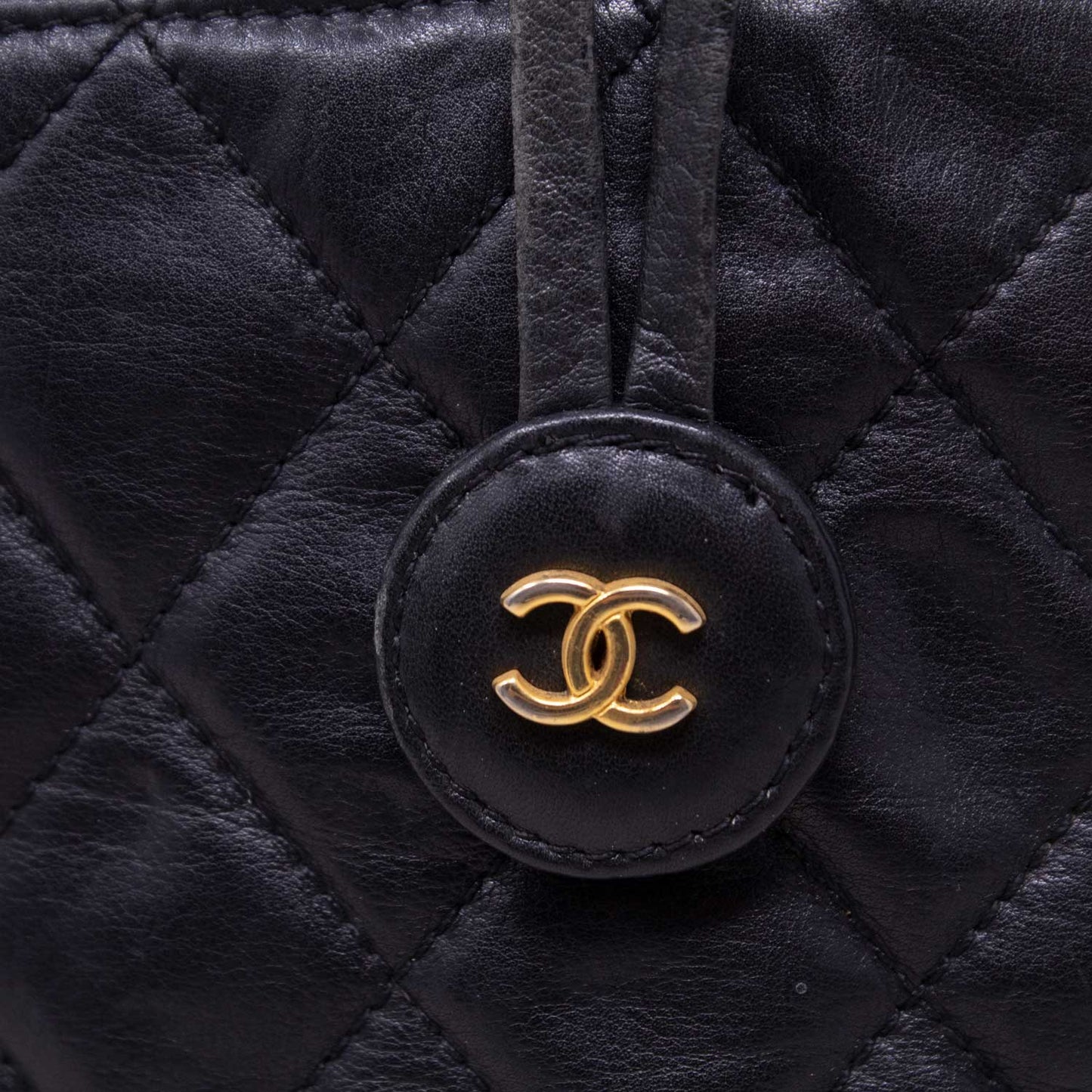 Chanel Shopping Quilted Nera Vintage