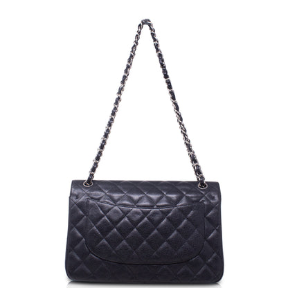 Chanel Jumbo Double Flap Nera Caviar