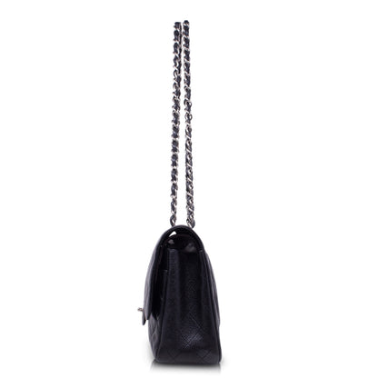 Chanel Jumbo Double Flap Nera Caviar