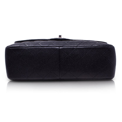 Chanel Jumbo Double Flap Nera Caviar