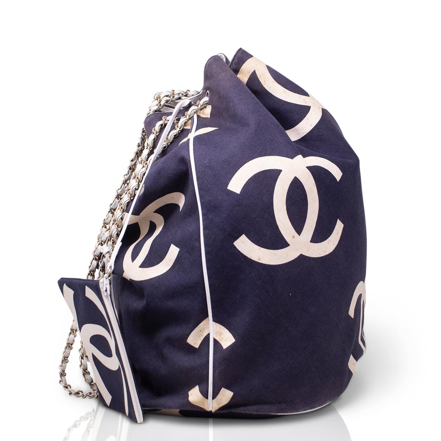 Chanel secchiello canvas CC logo Vintage