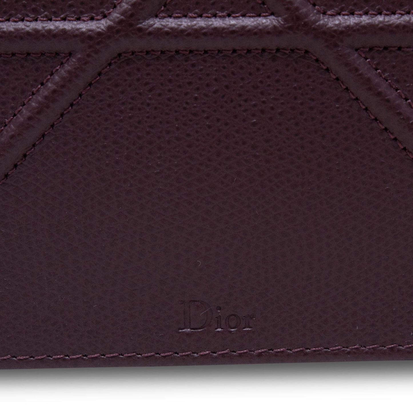 Dior Diorama Wallet on Chain Burgundy