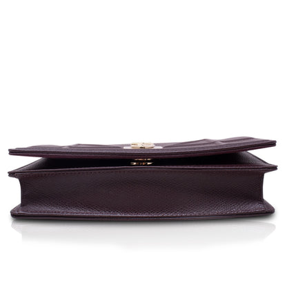 Dior Diorama Wallet on Chain Burgundy