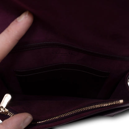 Dior Diorama Wallet on Chain Burgundy