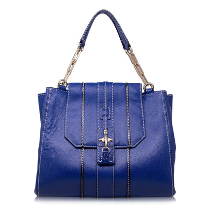 Fay Borsa Moschettone Blu