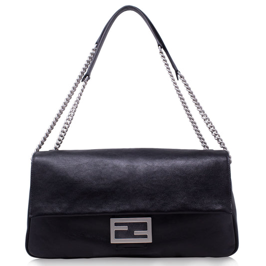 Fendi Mama Denim Baguette 