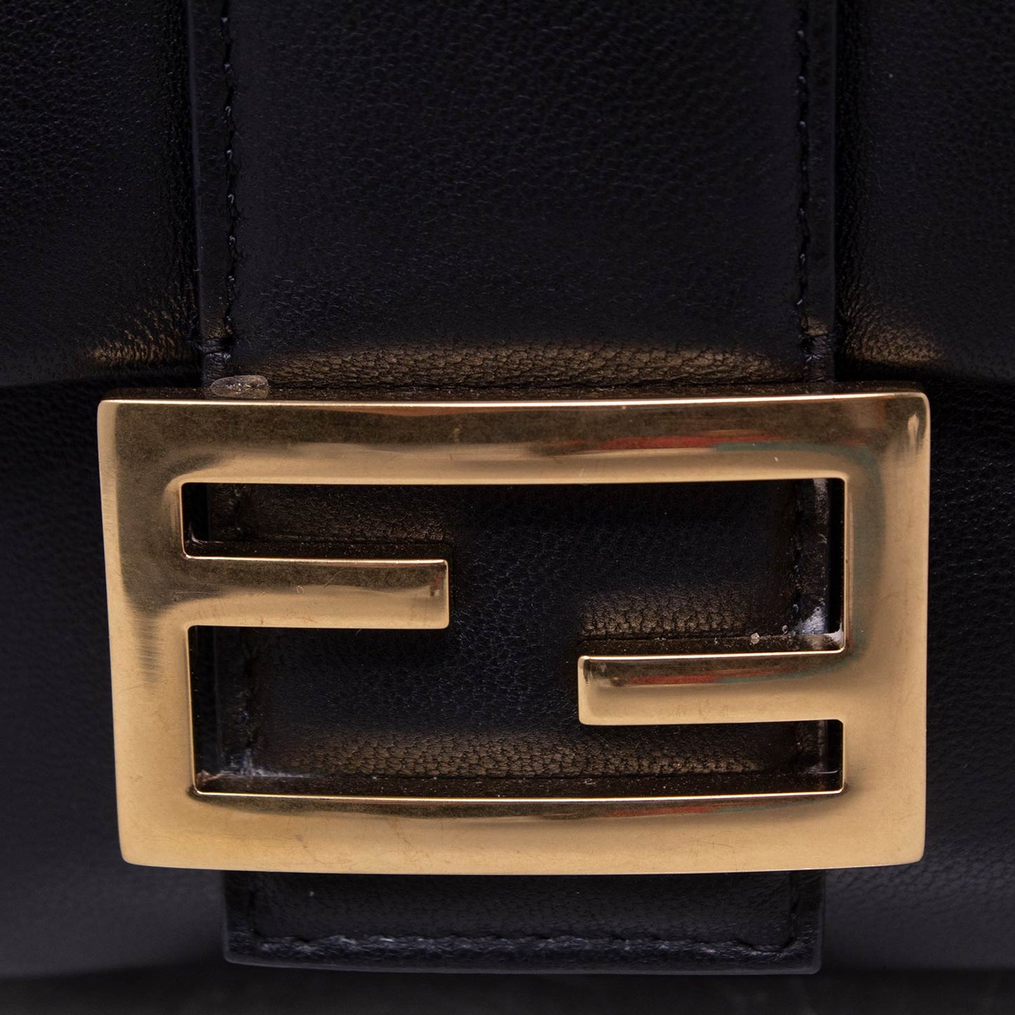 Fendi Baguette in Black Nappa 