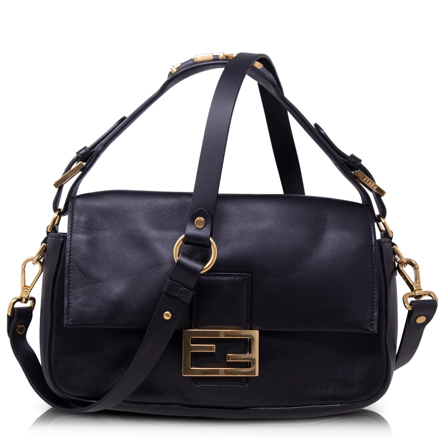 Fendi Baguette in Black Nappa 