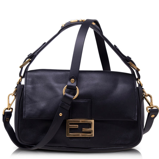 Fendi Baguette in Black Nappa 