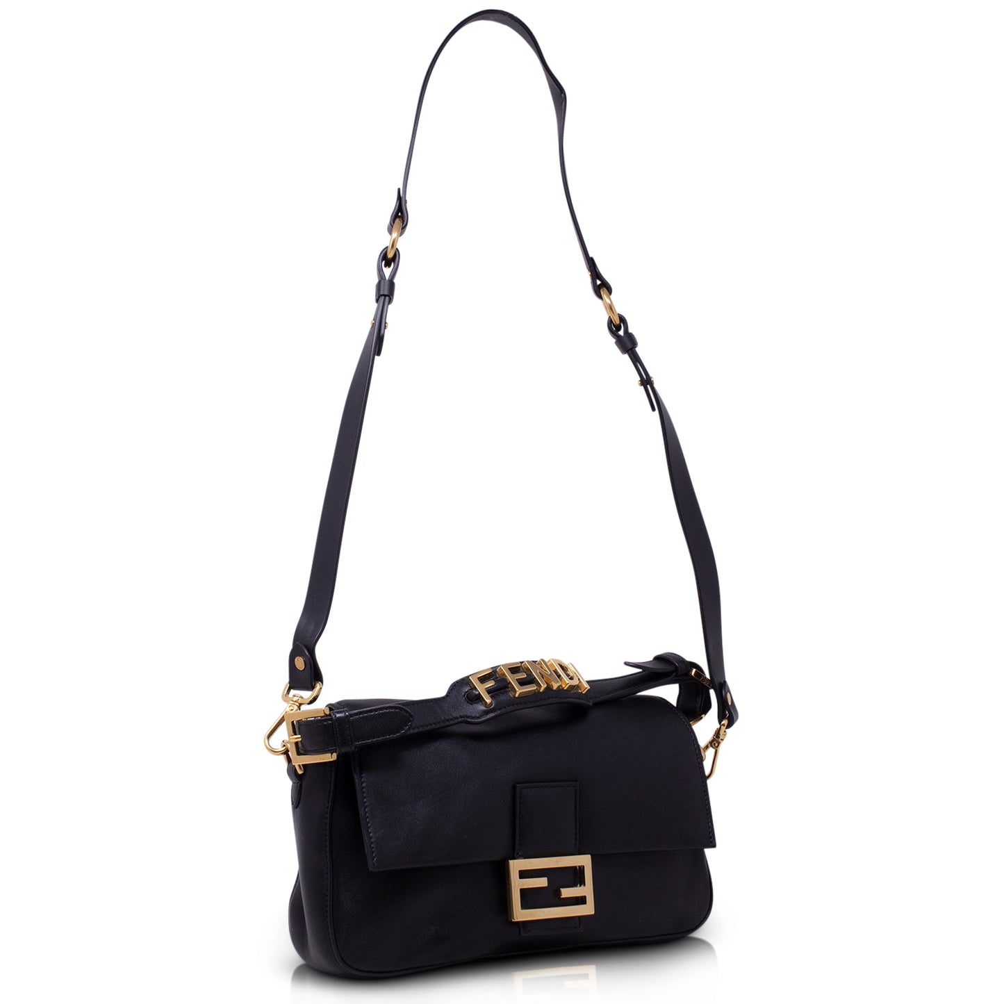 Fendi Baguette in Black Nappa 