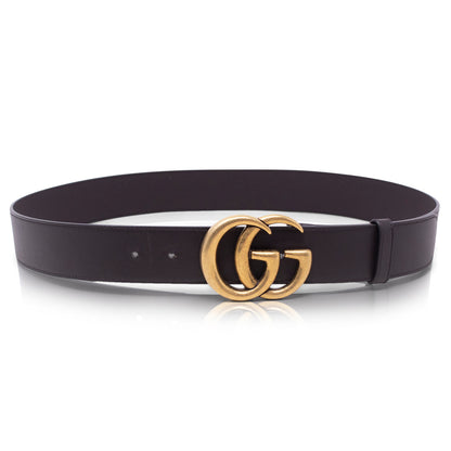 Gucci Brown GG Marmont Belt 95 cm 
