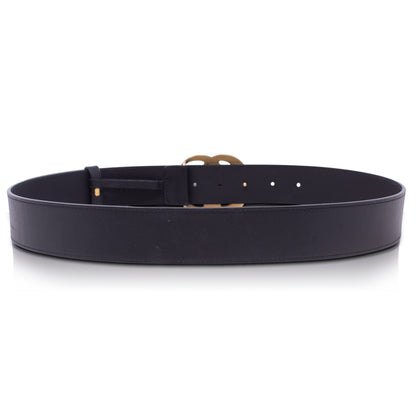 Gucci Black Belt GG 80 cm 