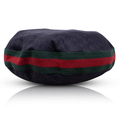 Gucci GG bamboo ring hobo nera