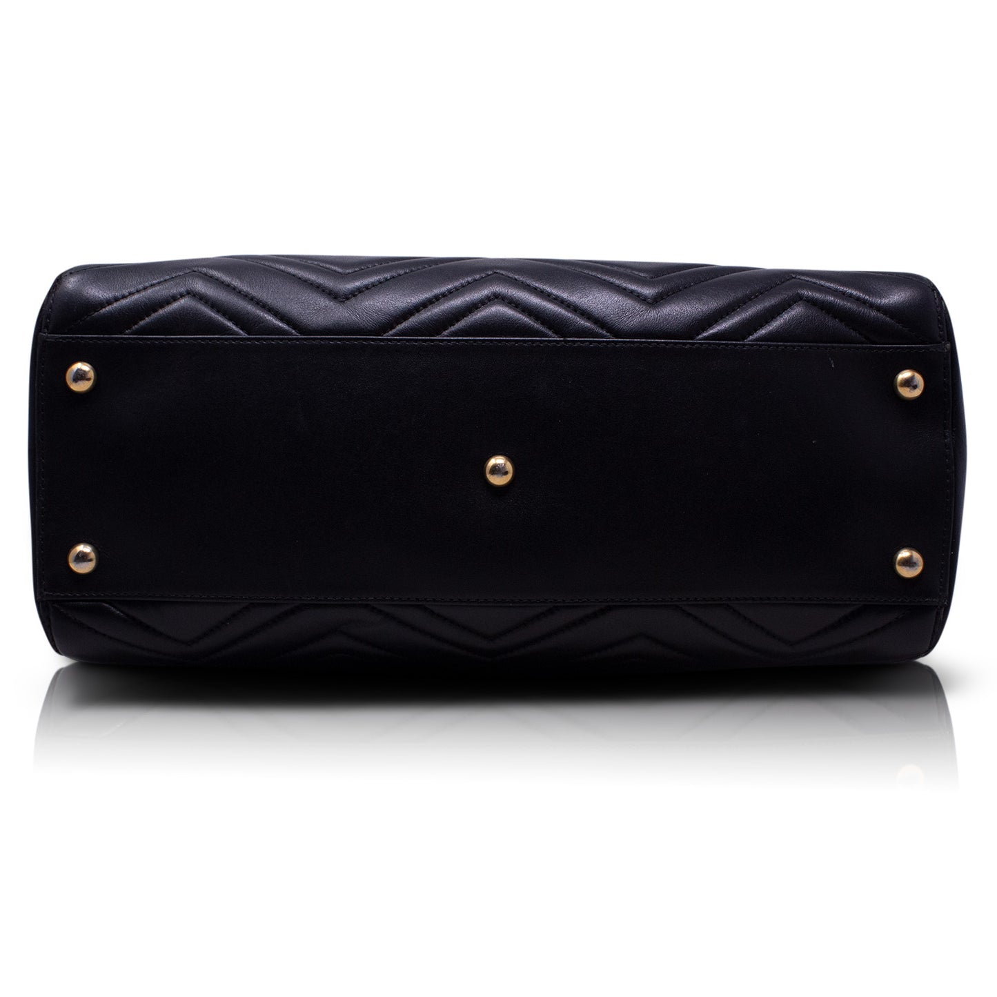 Gucci Bauletto GG shopping Marmont Nera