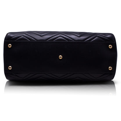 Gucci Bauletto GG shopping Marmont Nera