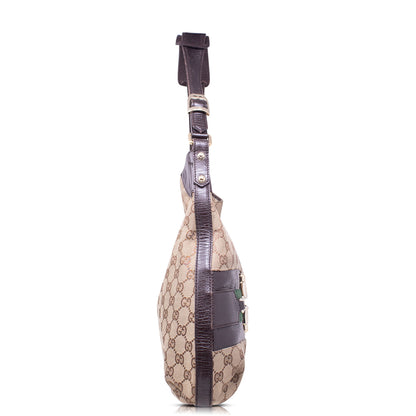 Gucci GG Horsebit Web Hasler Hobo Bag