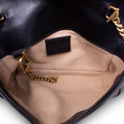 Gucci GG Mini Marmont Pelle nera