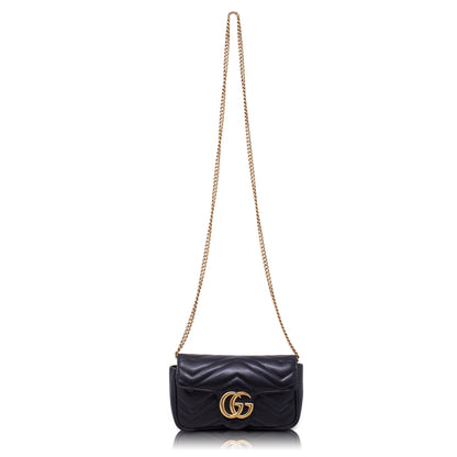 Gucci GG Mini Marmont Pelle nera