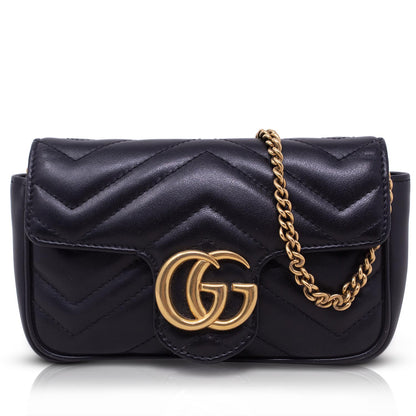 Gucci GG Mini Marmont Pelle nera