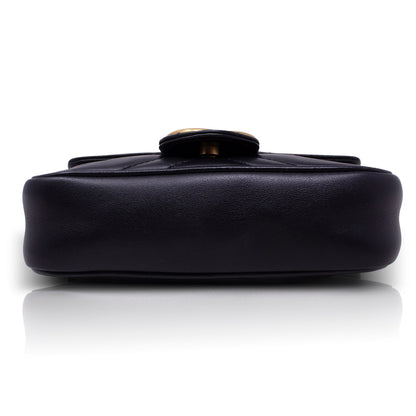 Gucci GG Mini Marmont Pelle nera