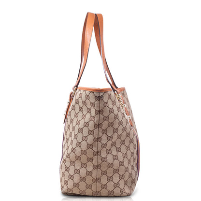 Gucci GG Tote Web Jolicoeur Marrone