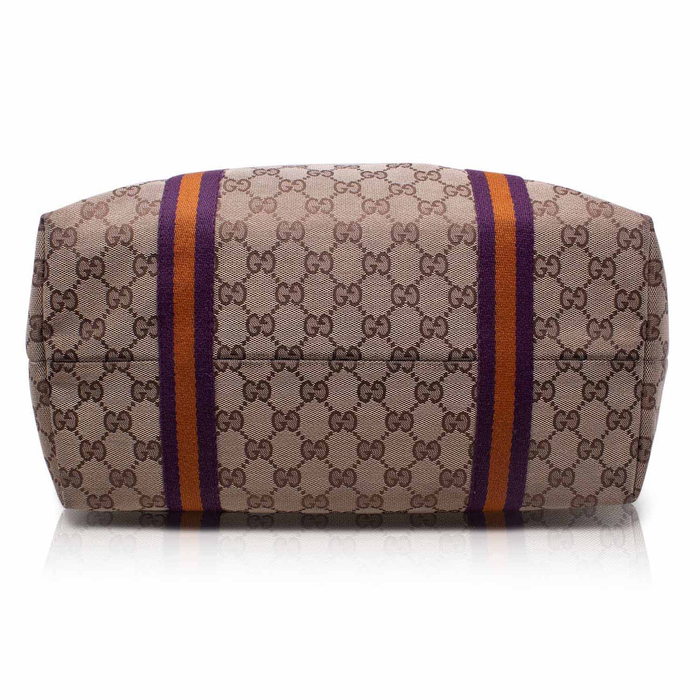Gucci GG Tote Web Jolicoeur Marrone