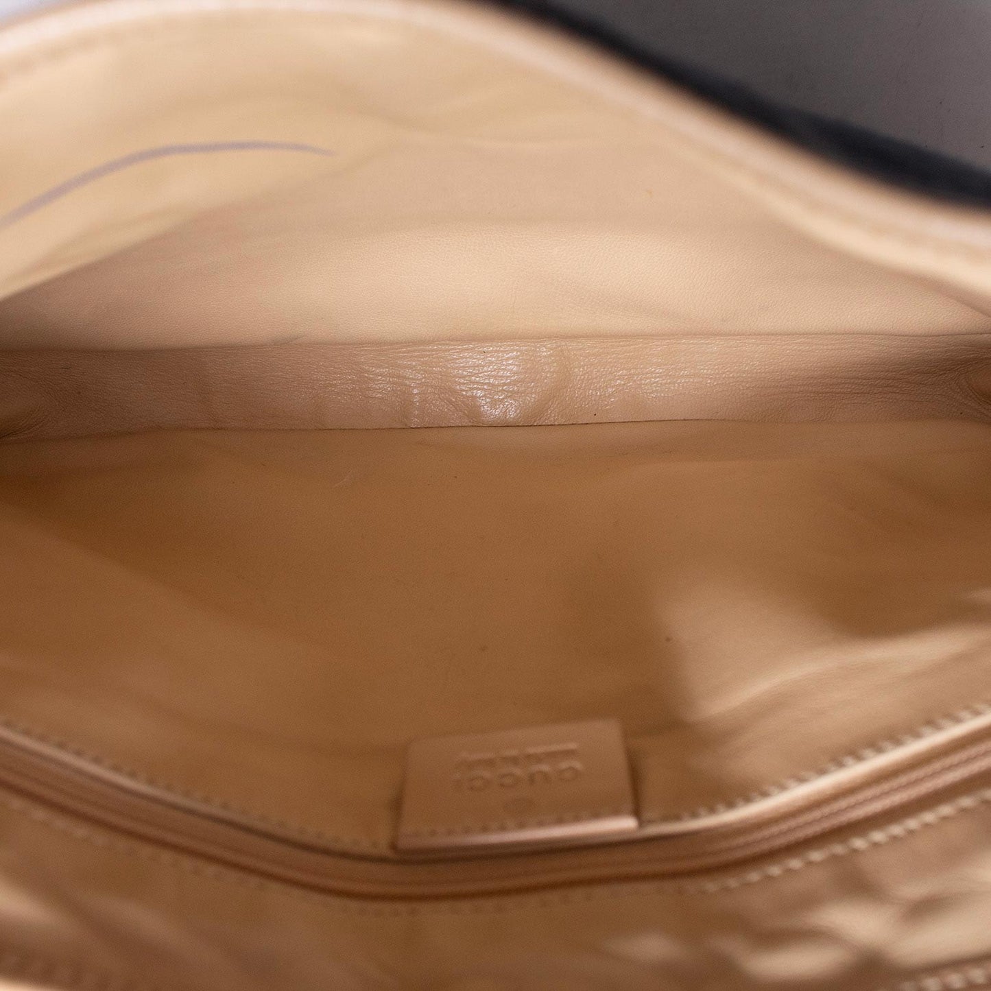 Gucci Jackie Pelle Beige e Cavallino azzurro