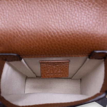 Gucci Mini Borsa Horsebit 1955 Denim GG