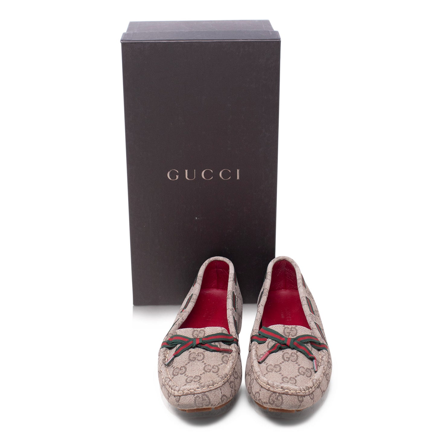 Gucci Women's GG Plus Loafers Beige size 36  