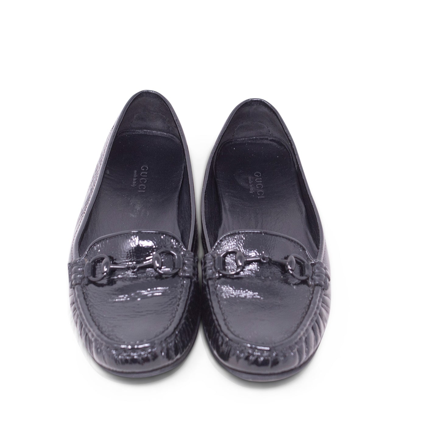 Gucci Mocassino Horsebit Vernice Nera n°36 1/2