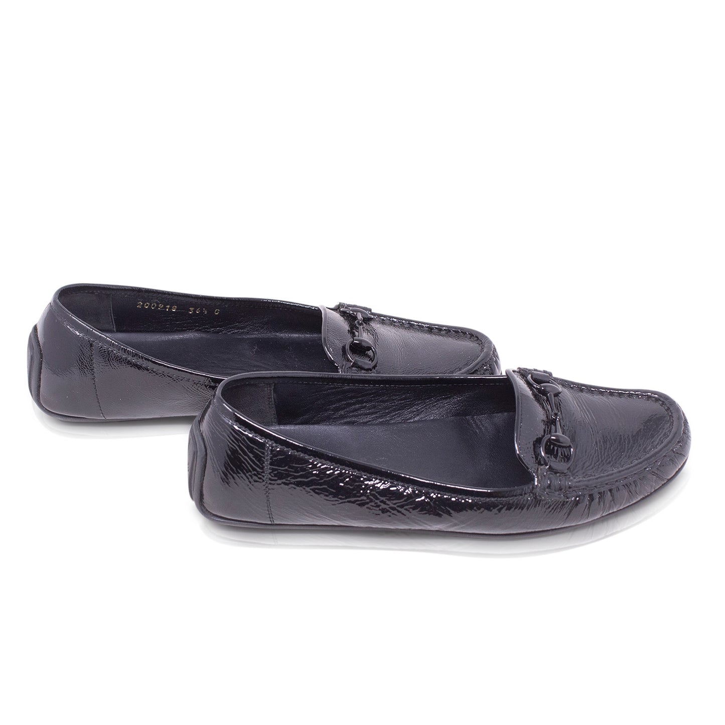 Gucci Mocassino Horsebit Vernice Nera n°36 1/2