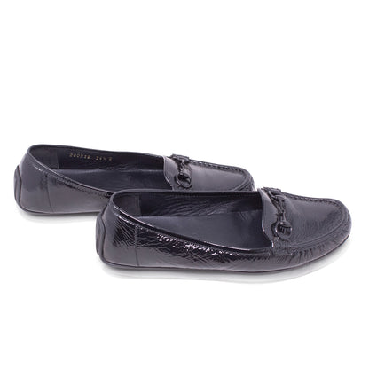Gucci Mocassino Horsebit Vernice Nera n°36 1/2