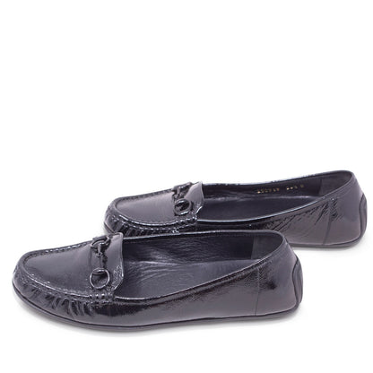 Gucci Mocassino Horsebit Vernice Nera n°36 1/2