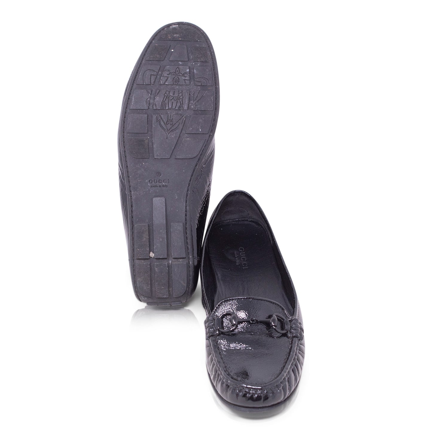 Gucci Mocassino Horsebit Vernice Nera n°36 1/2
